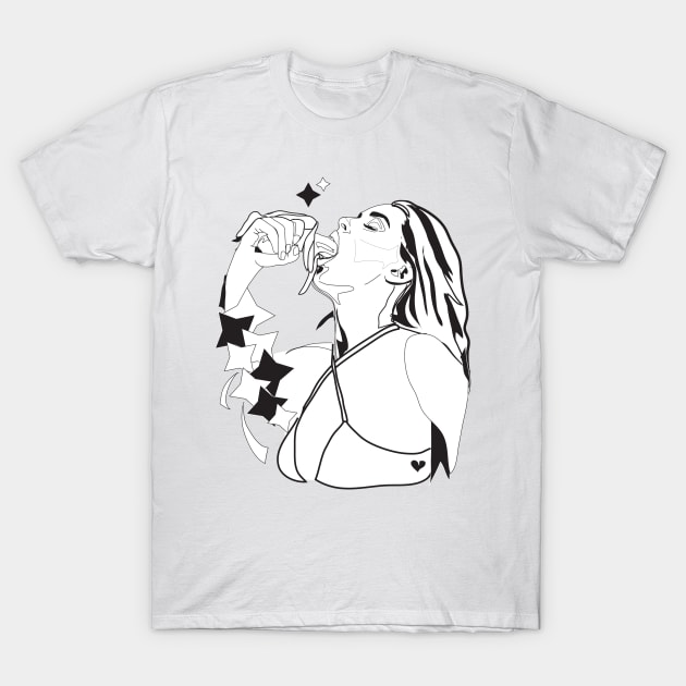 Lana Rhoades T-Shirt by LizzyM